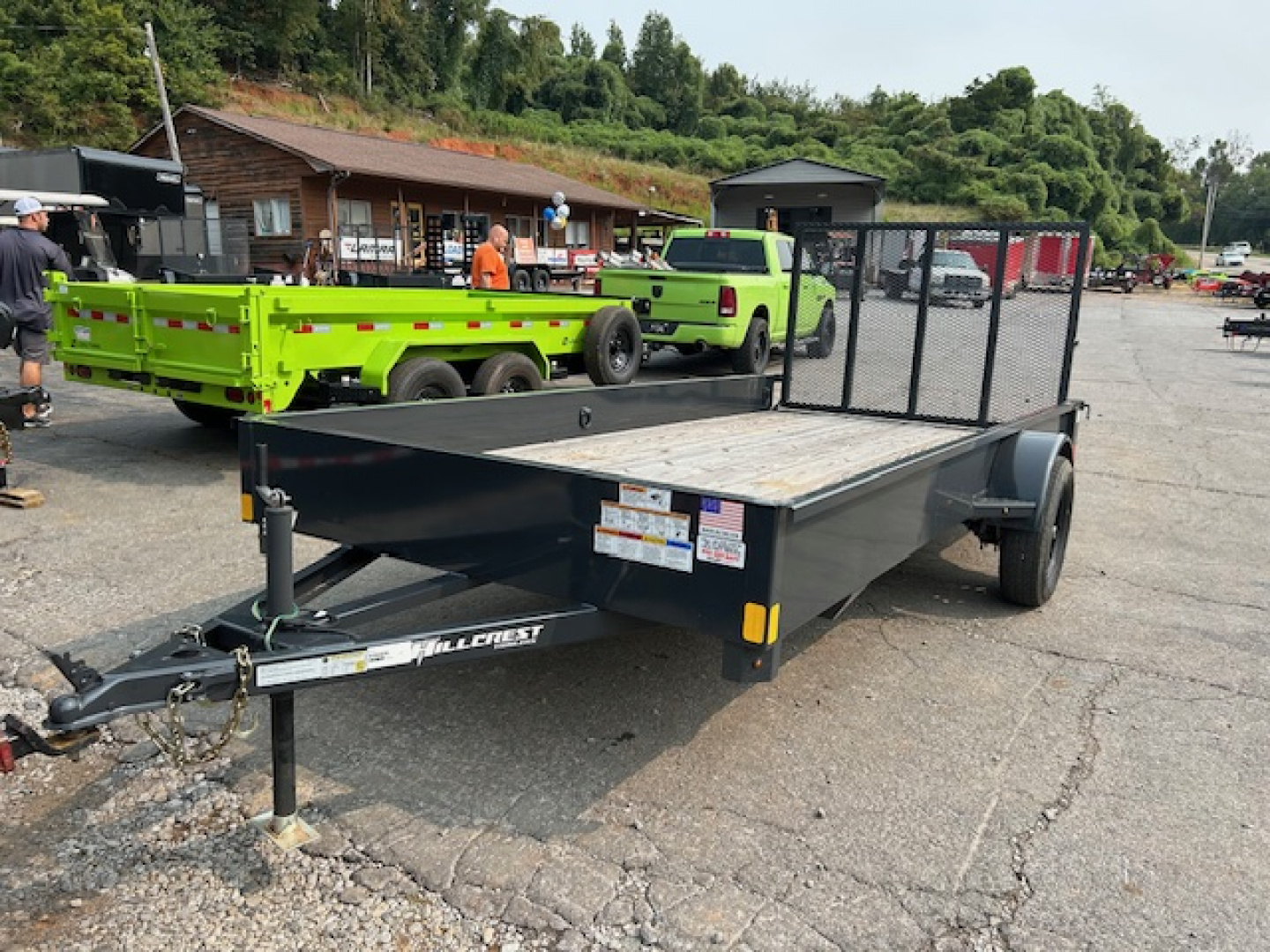 New 2026 Hillcrest Trailers 77x14 SA Utility Trailer