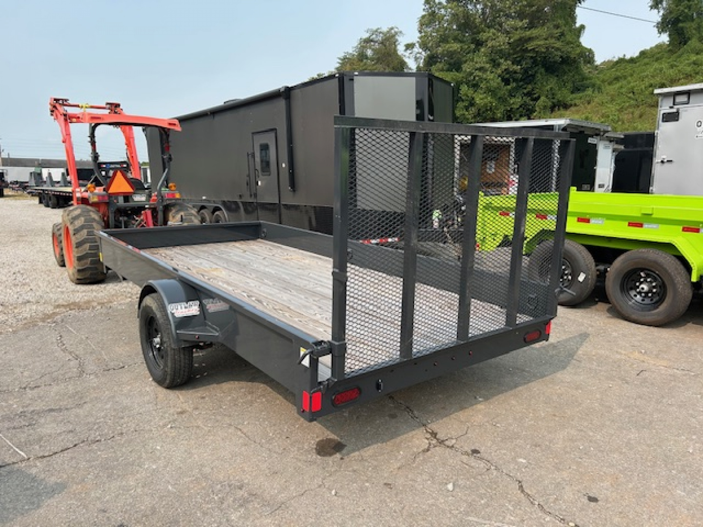 New 2026 Hillcrest Trailers 77x14 SA Utility Trailer