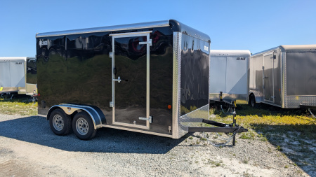 New 2026 Car Mate 7x16 HD Custom Cargo Trailer w/ Ramp Door (84  Inside)