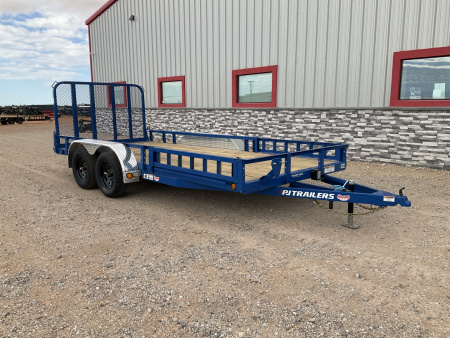 New 2026 PJ 83 x16' Tandem Axle Utility Trailer - UL