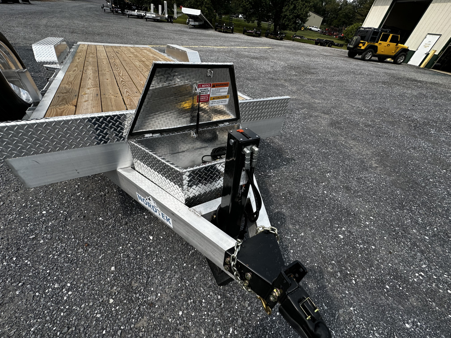 New 2026 Nordtek HD 82X22 TILT DECK Tilt Trailer