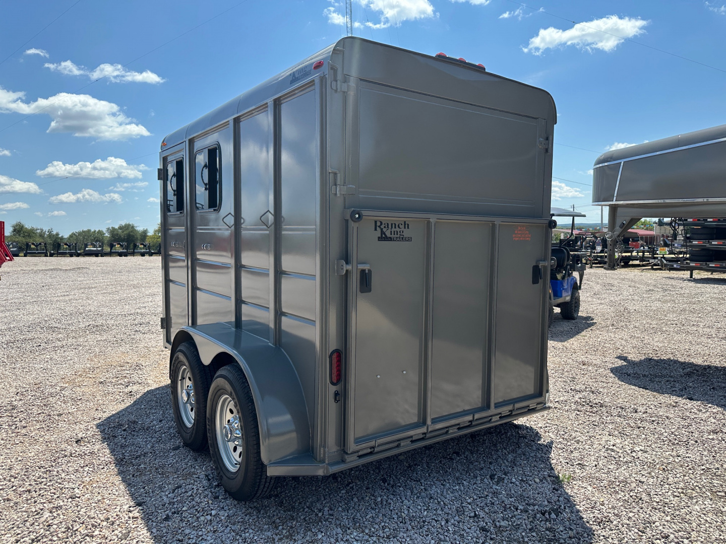 New 2026 Calico - 6'X13'X7' - 2 Horse Slant - Ranch King Pkg.