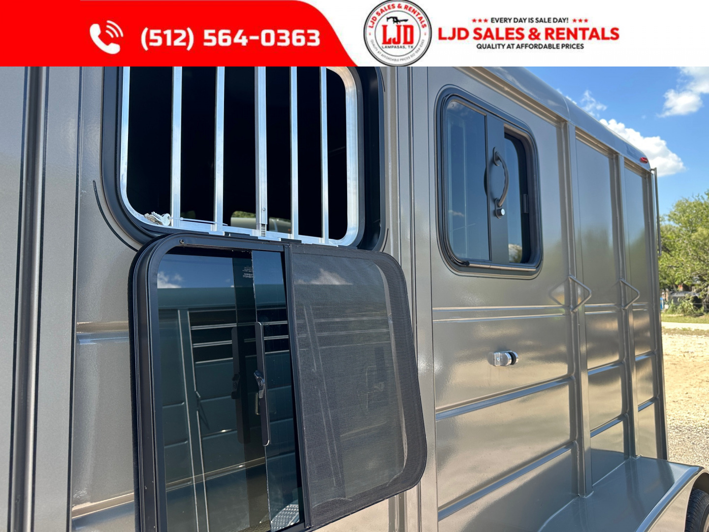 New 2026 Calico - 6'X13'X7' - 2 Horse Slant Trailer - Ranch King Pkg.