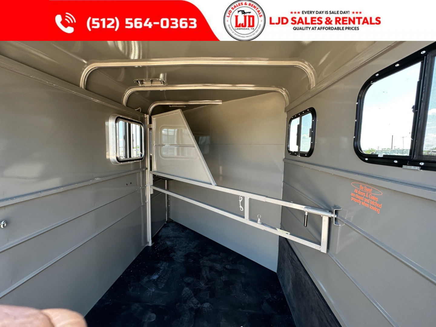 New 2026 Calico - 6'X13'X7' - 2 Horse Slant Trailer - Ranch King Pkg.