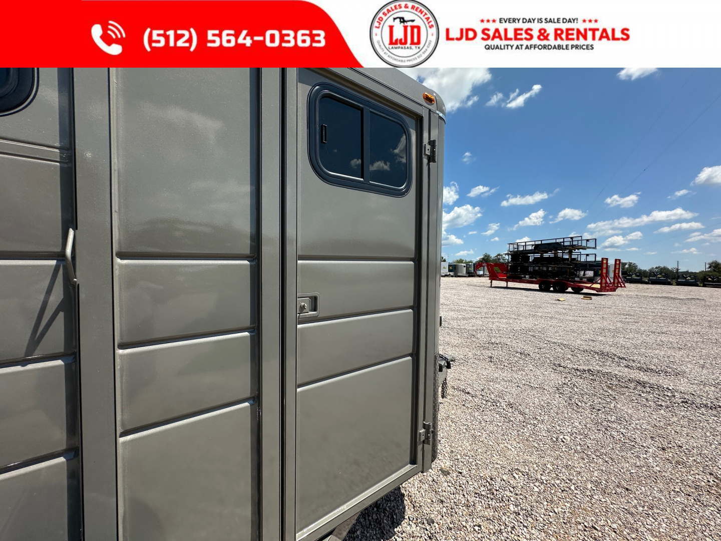 New 2026 Calico - 6'X13'X7' - 2 Horse Slant Trailer - Ranch King Pkg.