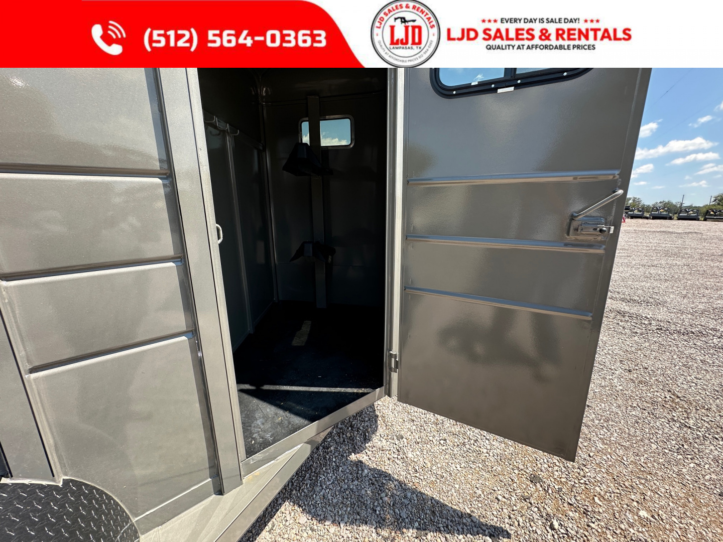 New 2026 Calico - 6'X13'X7' - 2 Horse Slant Trailer - Ranch King Pkg.