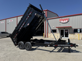 2026 PJ 83"x16' BP Tandem Axle Low Pro Telescopic Dump w/ 36" Sides - DT