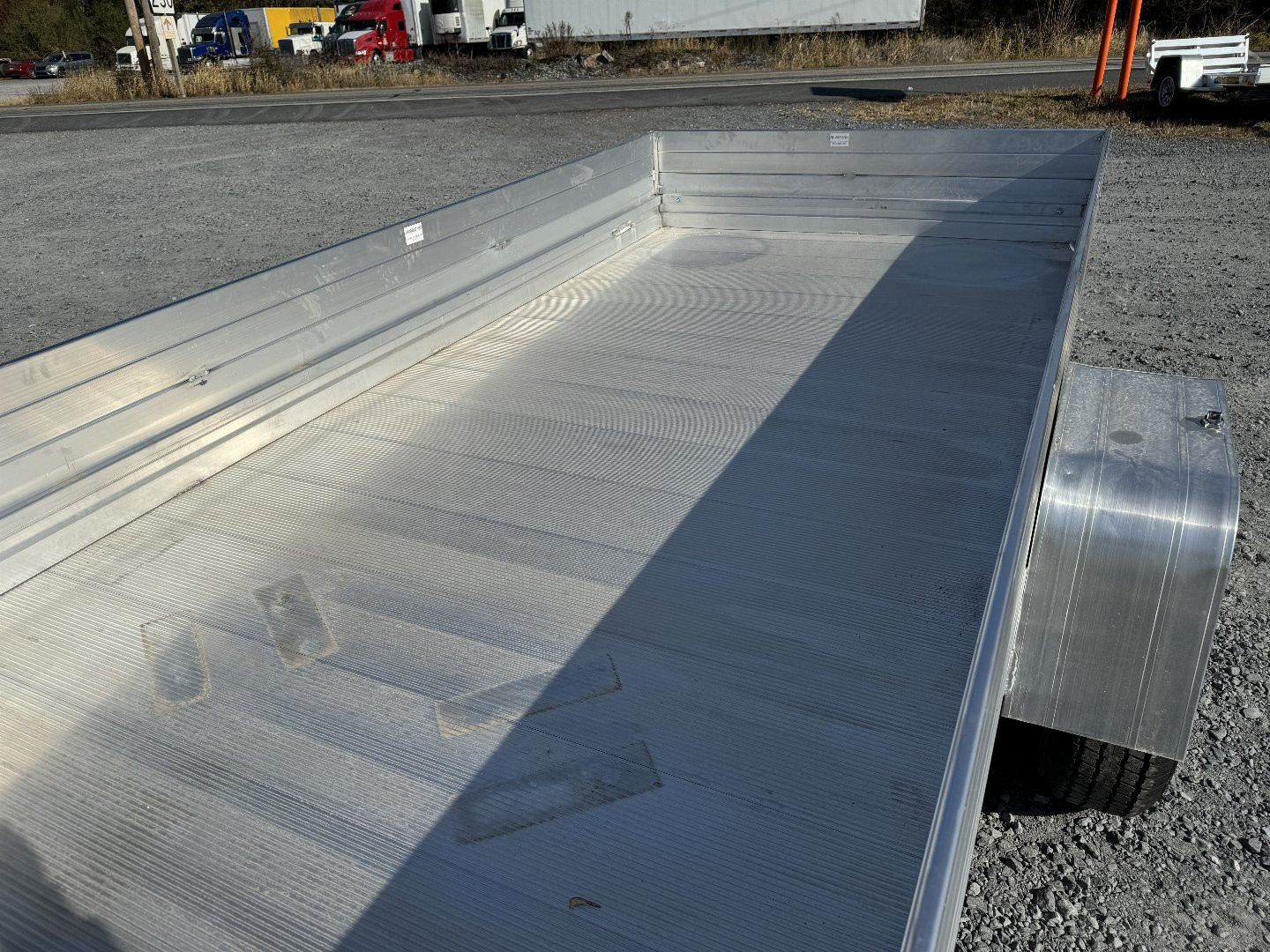 New 2026 Aluma 6812H-ESA-S-TG One Foot Sides, One Piece Gate Utility Trailer