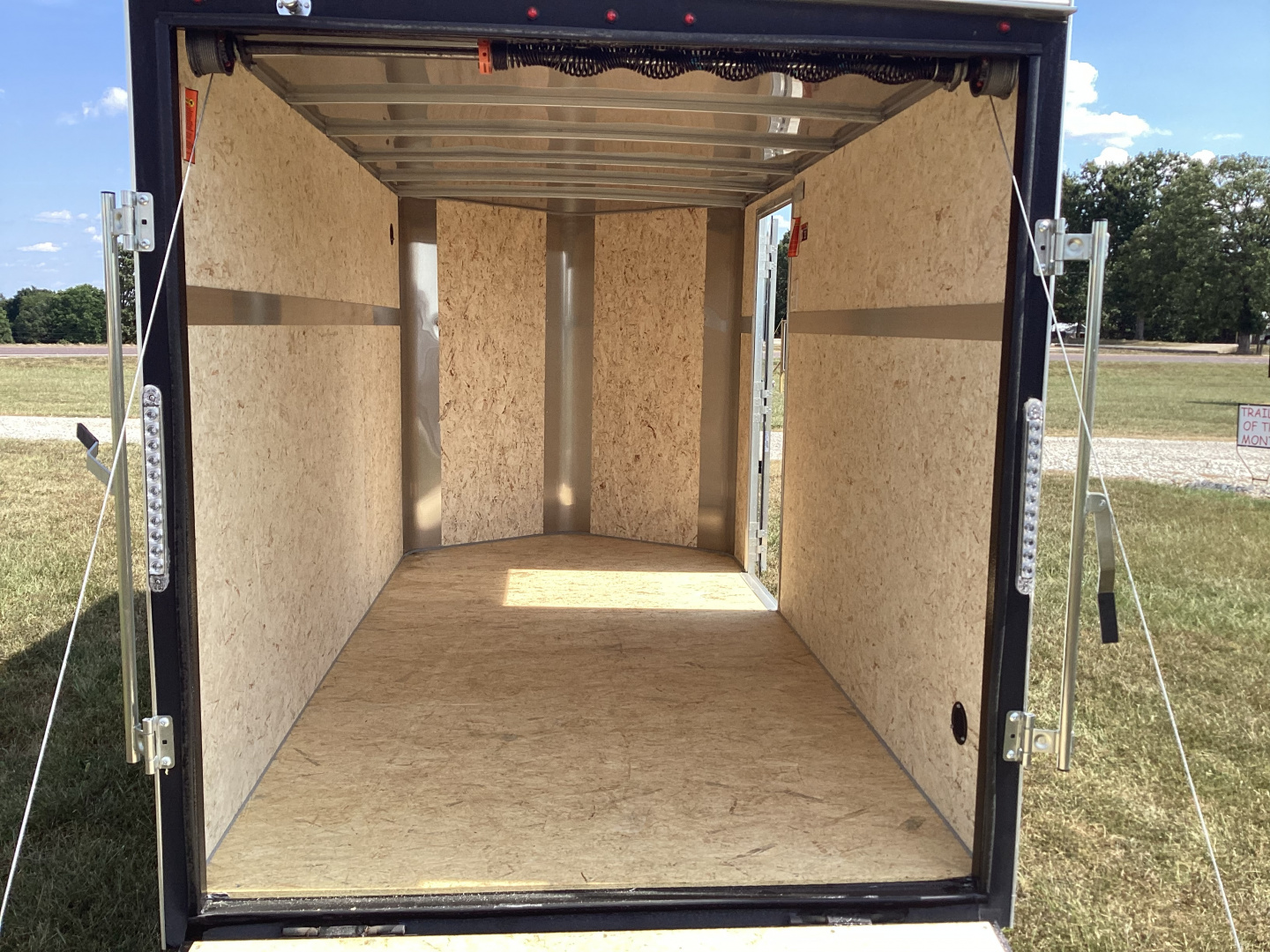 New 2025 H&H Trailers 6x12 Flat Top V Nose Cargo / Enclosed Trailer
