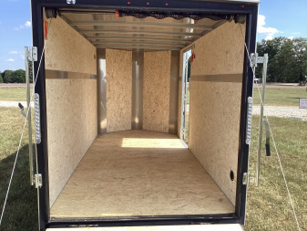 New 2025 H&H Trailers 6x12 Flat Top V Nose Cargo / Enclosed Trailer