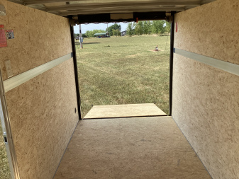 New 2025 H&H Trailers 6x12 Flat Top V Nose Cargo / Enclosed Trailer