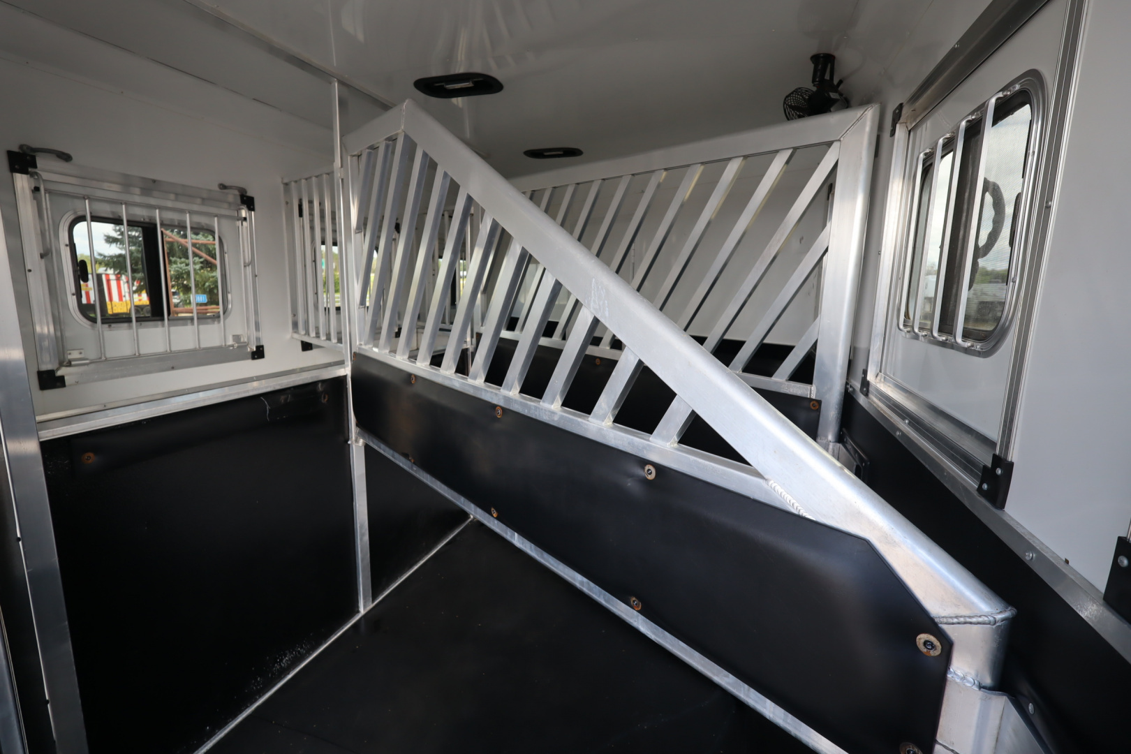 Used 2017 Bison Trailers 3 Horse LQ W/Slide-out Horse Trailer