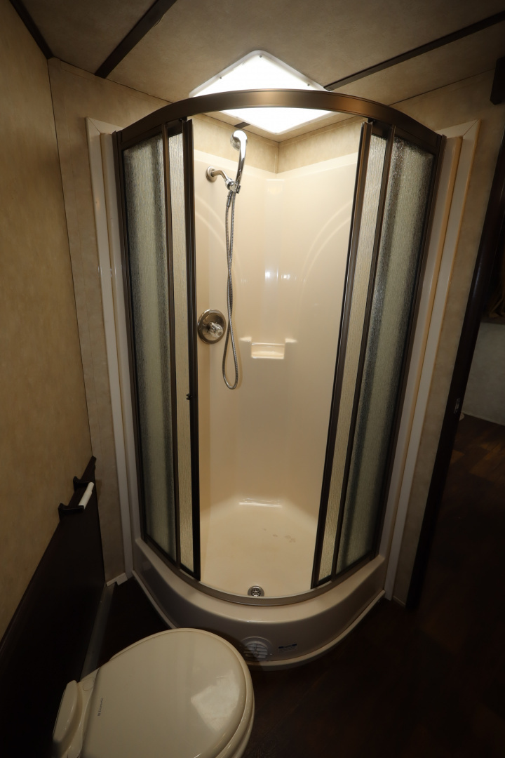 Used 2017 Bison Trailers 3 Horse LQ W/Slide-out Horse Trailer