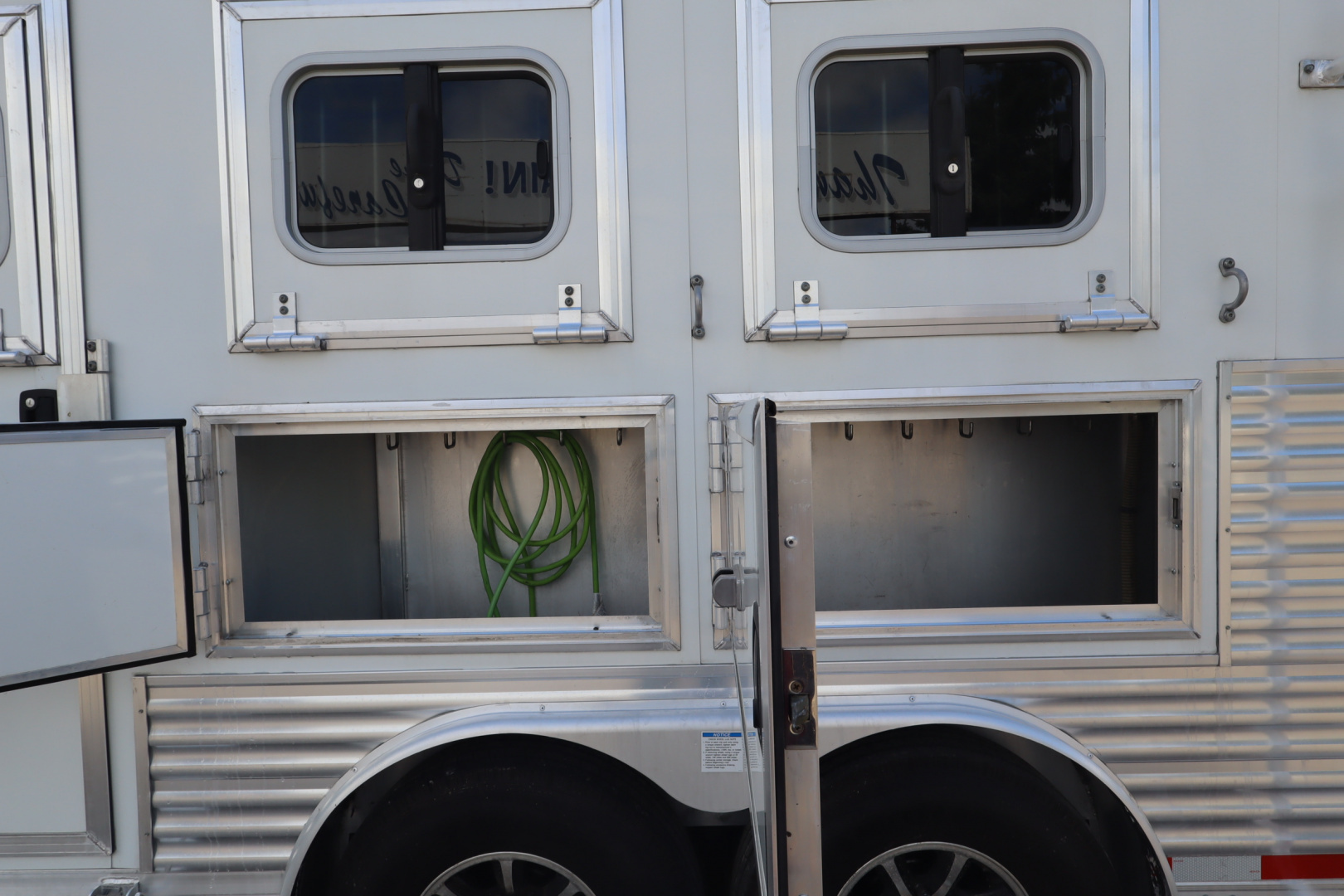 Used 2017 Bison Trailers 3 Horse LQ W/Slide-out Horse Trailer