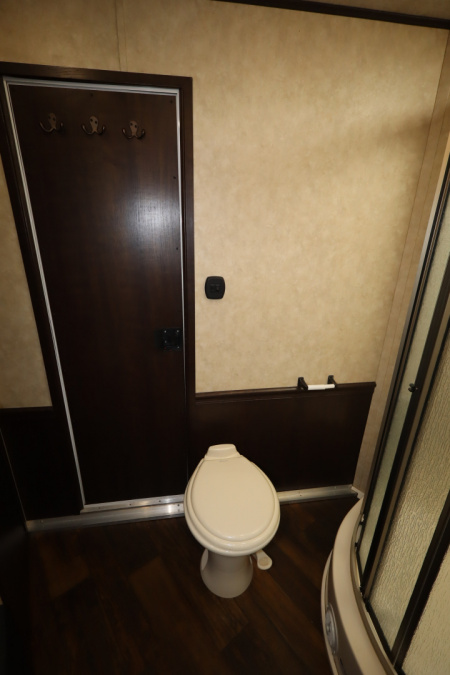 Used 2017 Bison Trailers 3 Horse LQ W/Slide-out Horse Trailer