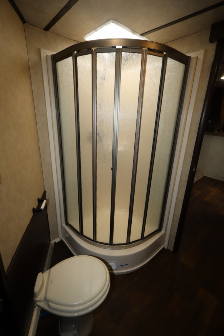 Used 2017 Bison Trailers 3 Horse LQ W/Slide-out Horse Trailer