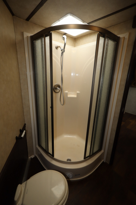 Used 2017 Bison Trailers 3 Horse LQ W/Slide-out Horse Trailer