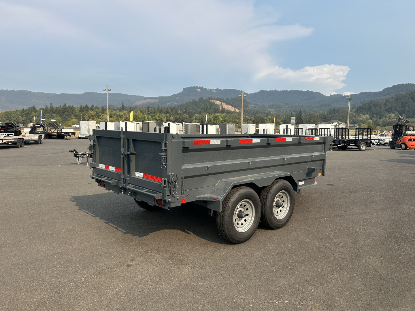 New 2026 Eagle Trailers 6x12 Raptor Low Pro Dump 10K GVWR