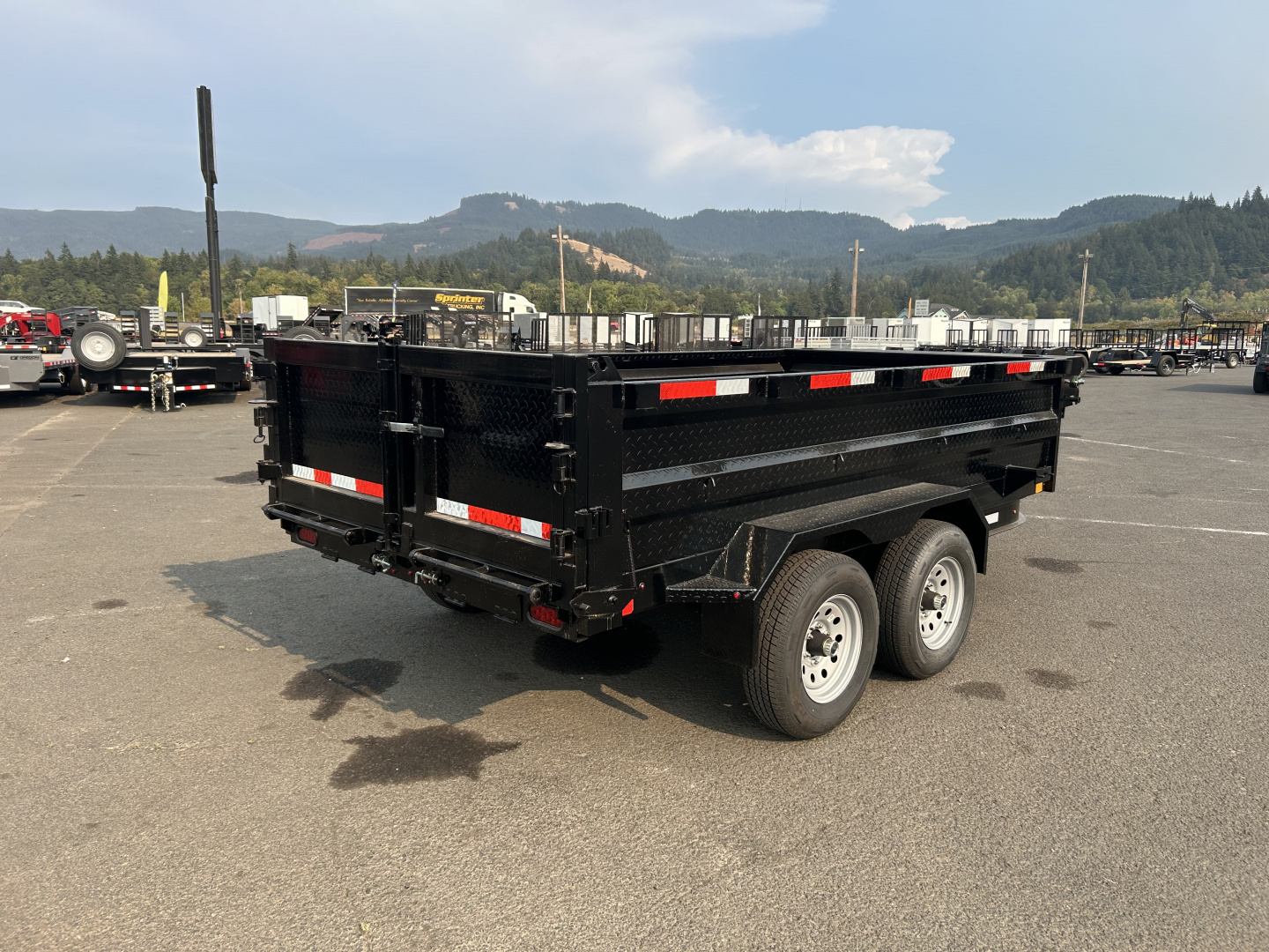 New 2026 Eagle Trailers 6x12 Raptor Low Pro Dump 10K GVWR