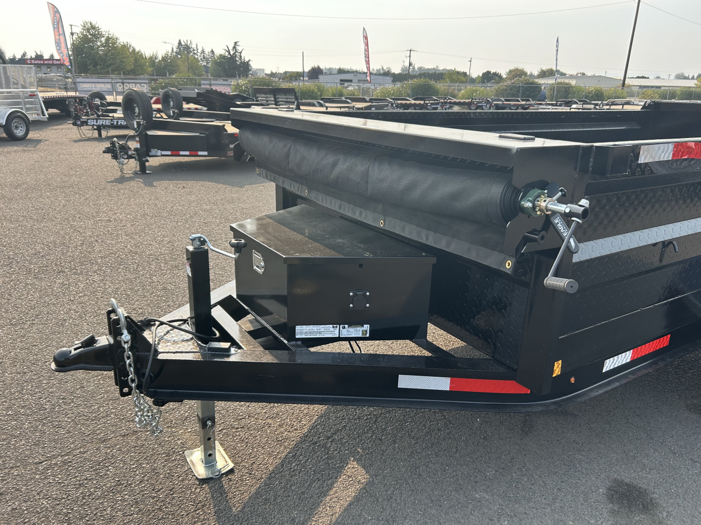 New 2026 Eagle Trailers 6x12 Raptor Low Pro Dump 10K GVWR