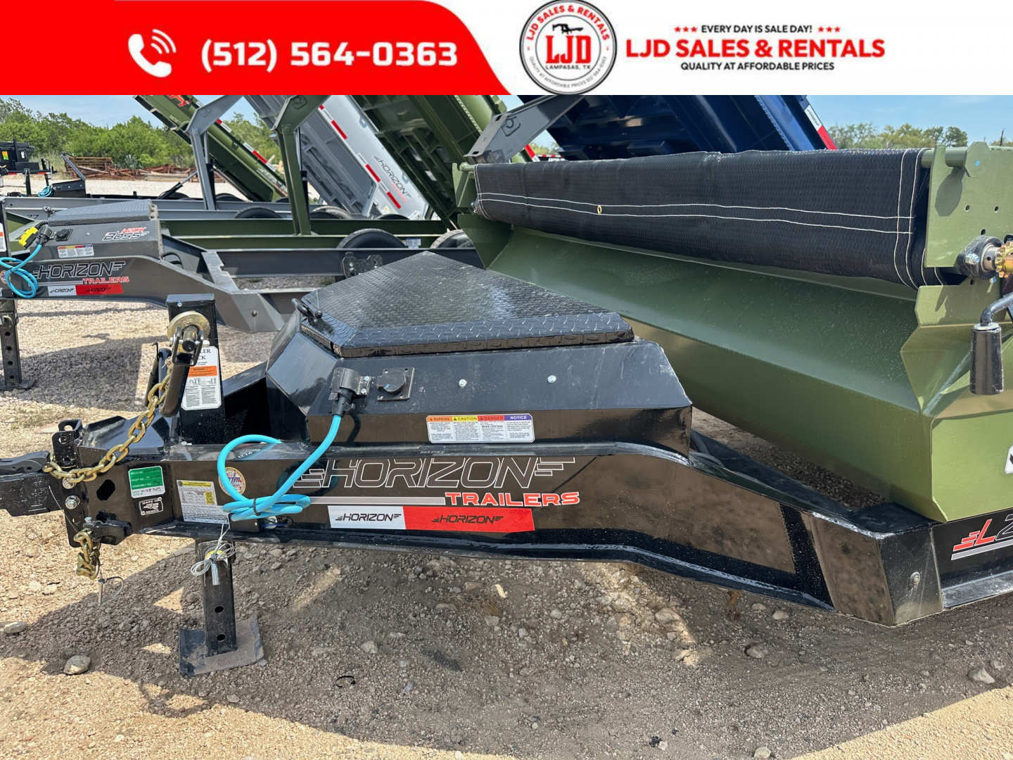 New 2026 Horizon - 7' X 14' X 2' Dump Trailer - 14K GVWR