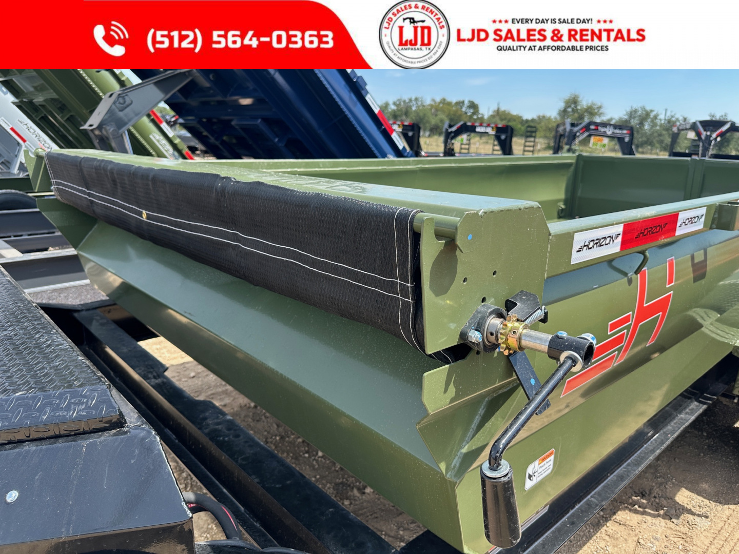 New 2026 Horizon - 7' X 14' X 2' Dump Trailer - 14K GVWR