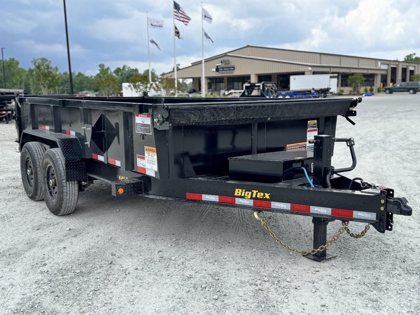 New 2025 Big Tex Trailers 14LP 7x14 Heavy Duty Dump Trailer