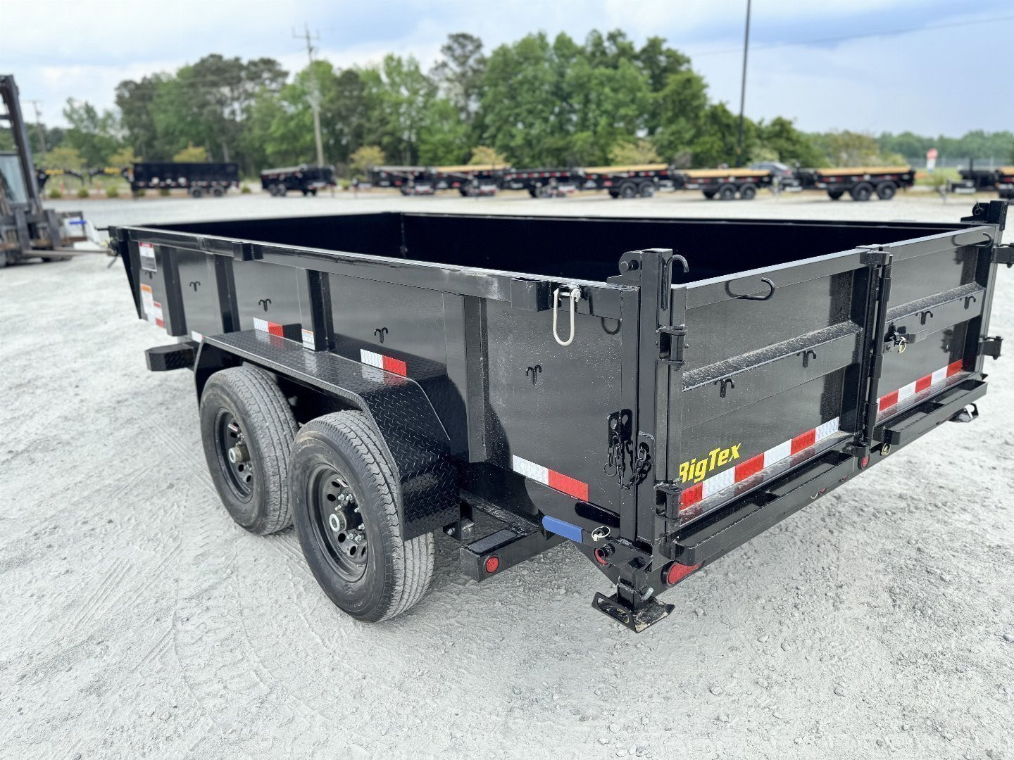 New 2025 Big Tex Trailers 14LP 7x14 Heavy Duty Dump Trailer