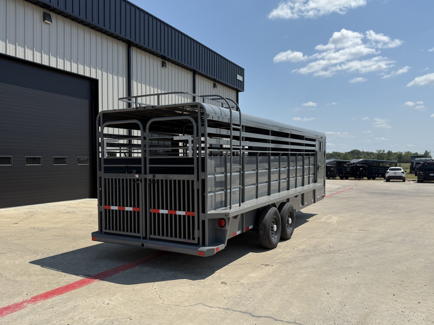 New 2026 Delco Trailers MC24 Stock / Stock Combo Trailer 41372