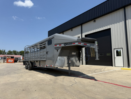New 2026 Delco Trailers MC24 Stock / Stock Combo Trailer 41372