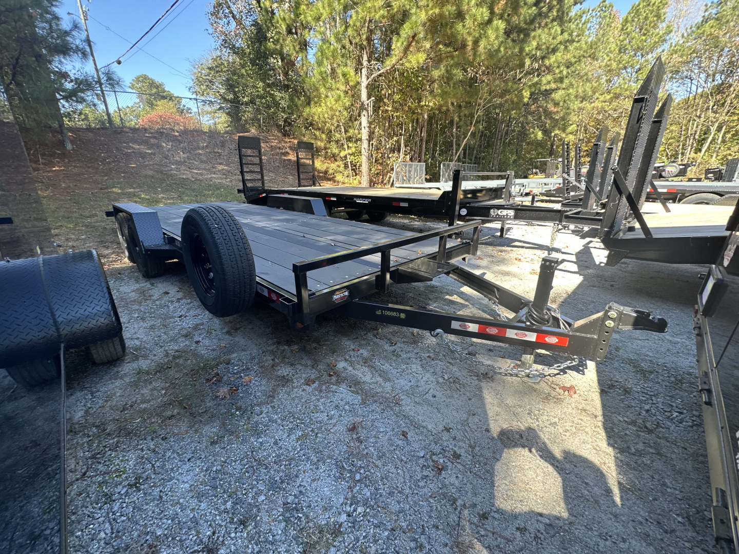 New 2026 COVERED WAGON 7X20 10K STRAIGHT DECK CAR HAULER WITH COBRA LINED FLOOR/ALUMINUM RAMPS