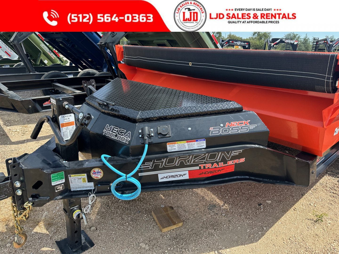 New 2026 Horizon Trailers 7' X 14' X 2' Dump Trailer - 14K GVWR