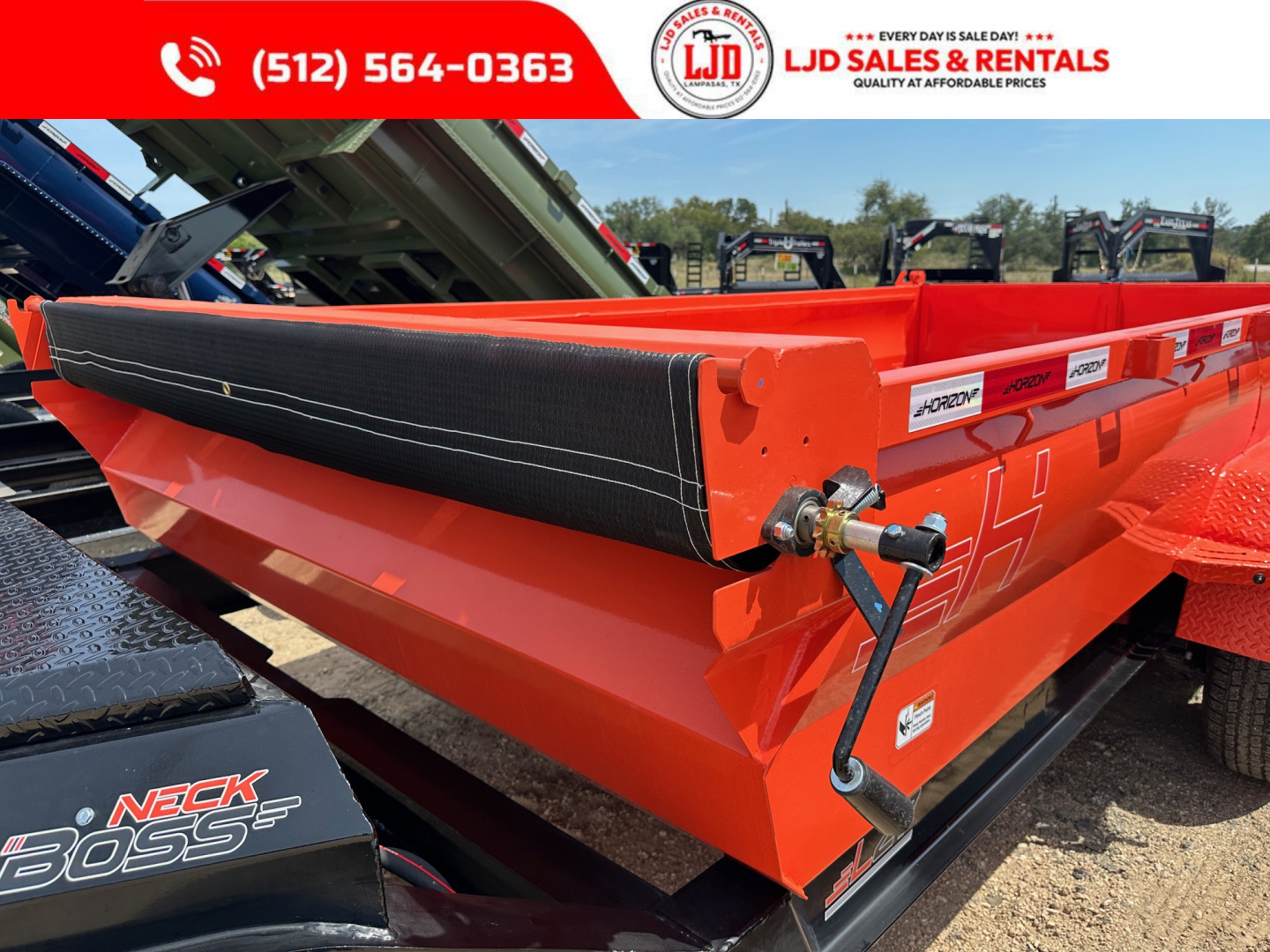 New 2026 Horizon Trailers 7' X 14' X 2' Dump Trailer - 14K GVWR