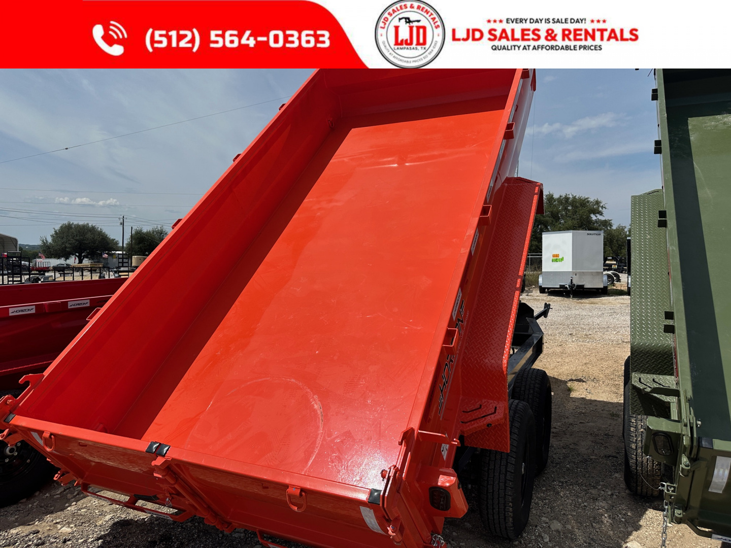 New 2026 Horizon Trailers 7' X 14' X 2' Dump Trailer - 14K GVWR