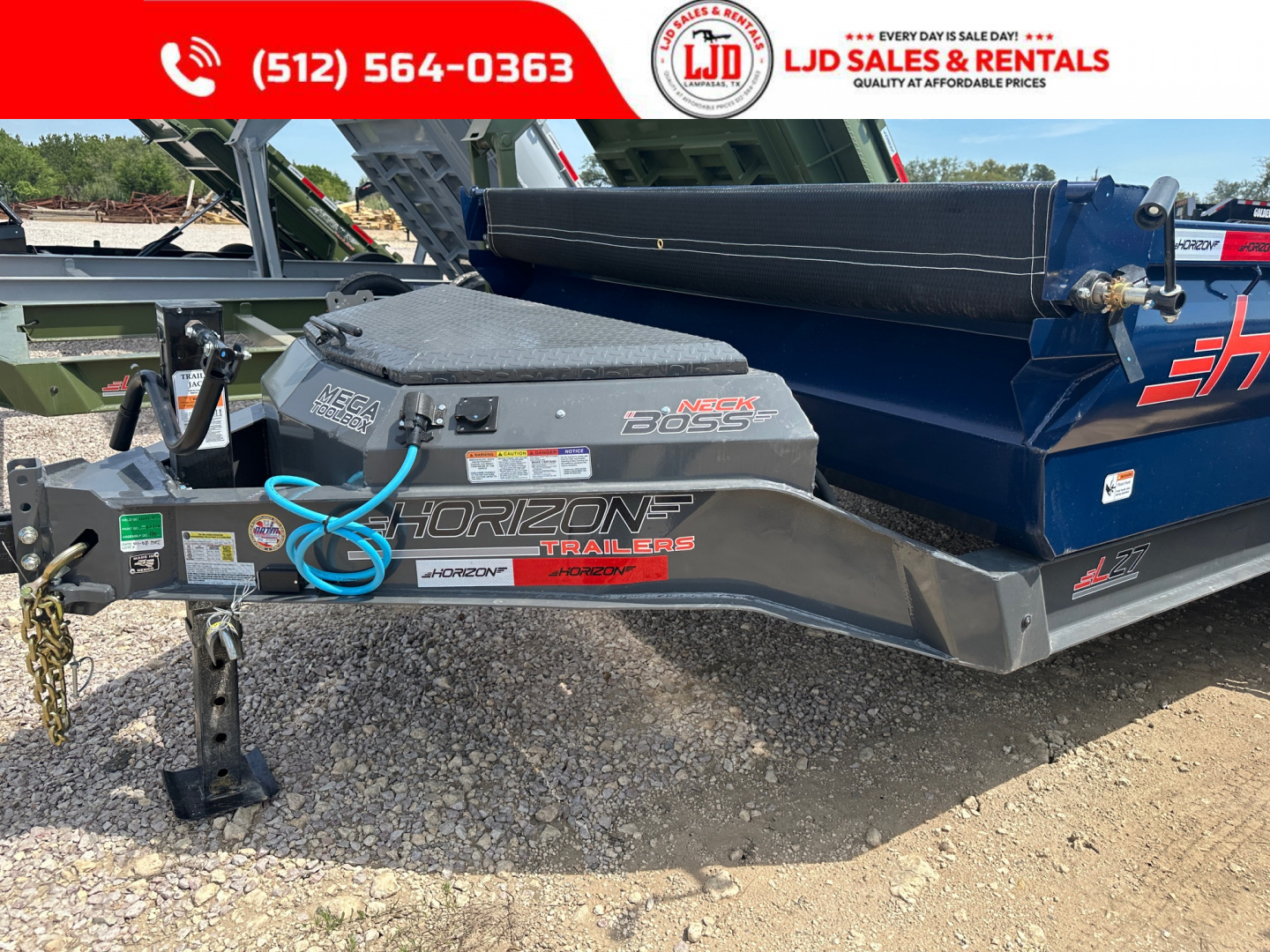 New 2026 Horizon Trailers 7' X 14' X 2' Dump Trailer - 14K GVWR