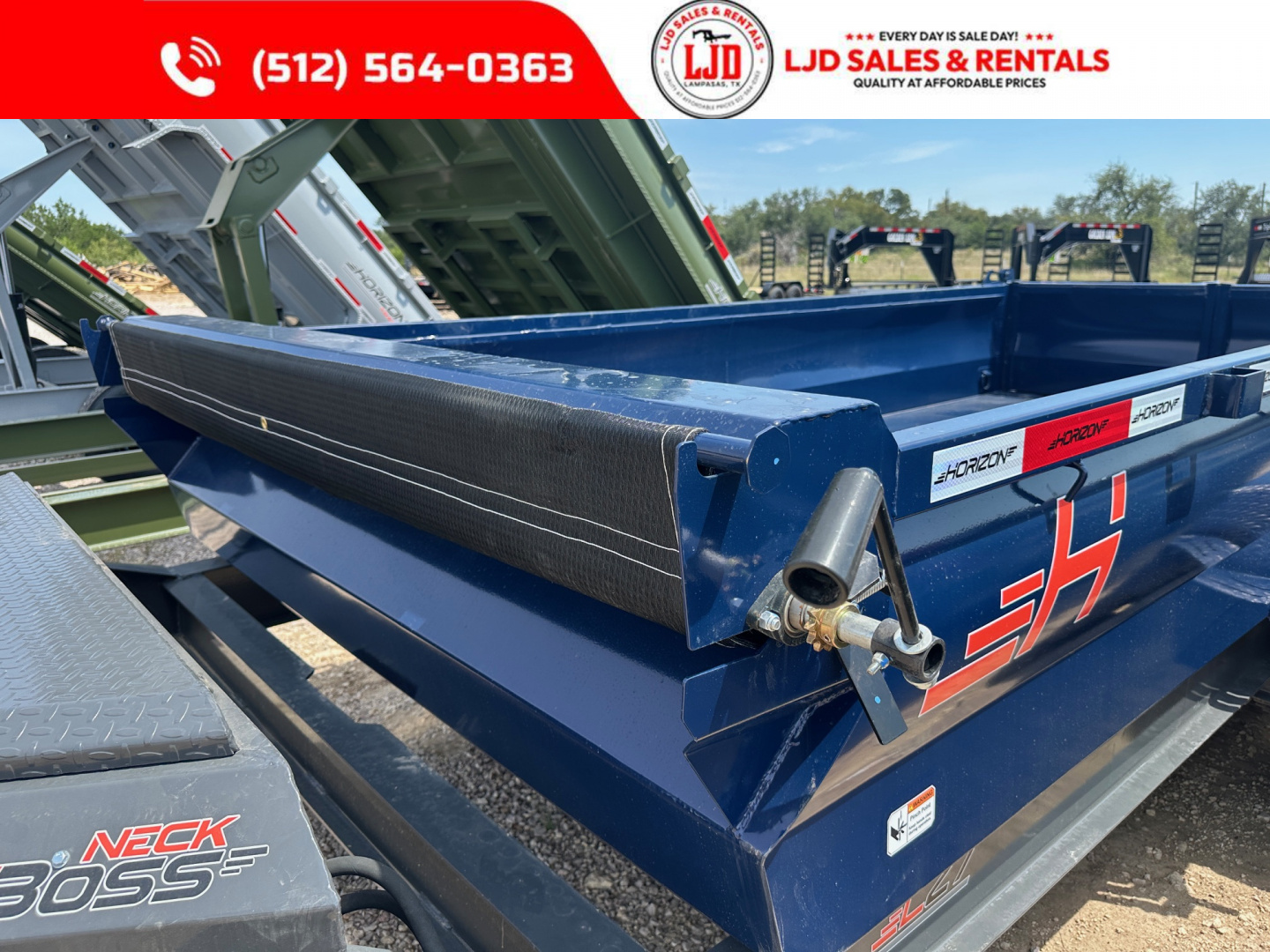 New 2026 Horizon Trailers 7' X 14' X 2' Dump Trailer - 14K GVWR