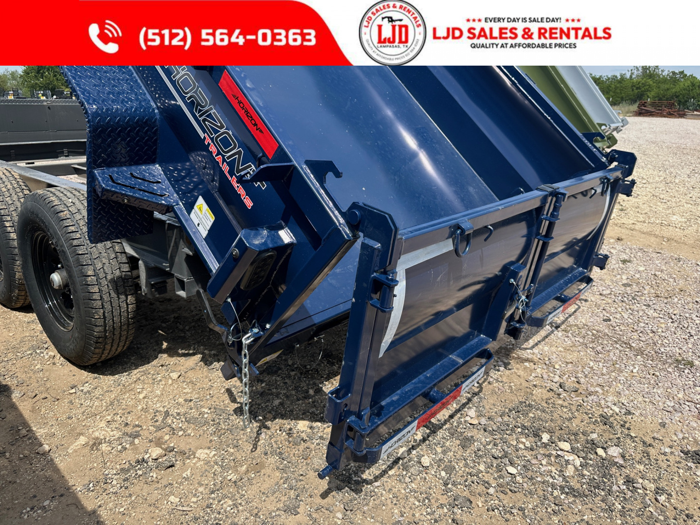 New 2026 Horizon Trailers 7' X 14' X 2' Dump Trailer - 14K GVWR