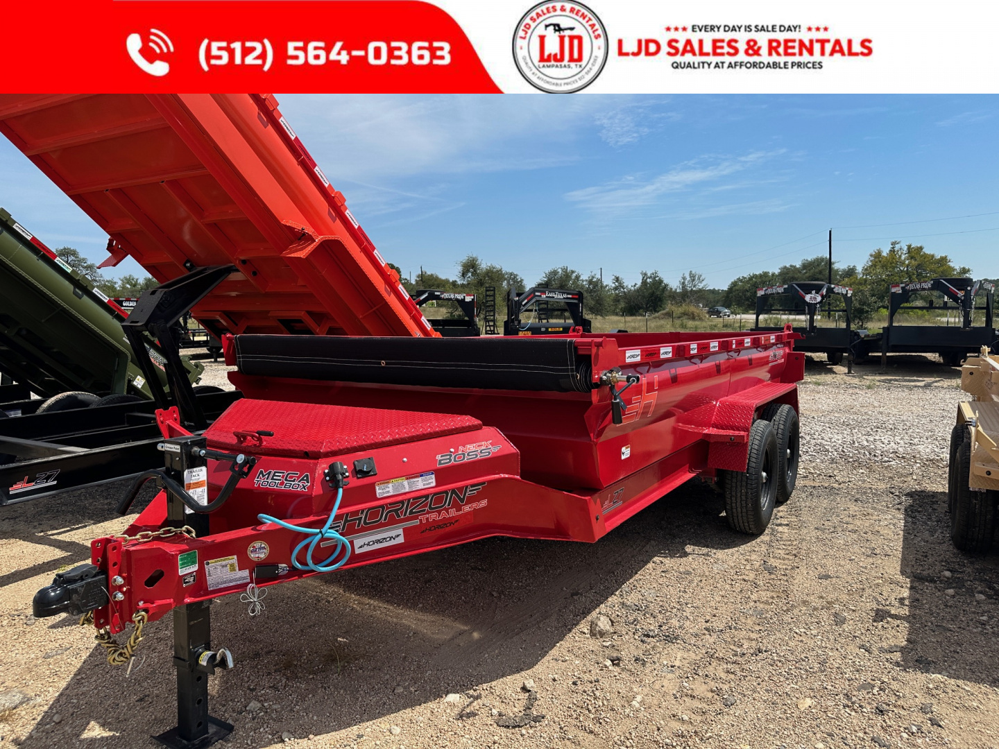 New 2026 Horizon - 7' X 14' X 2' Dump Trailer - 14K GVWR