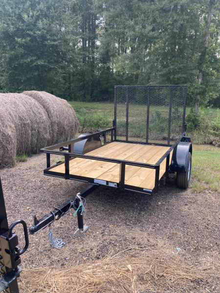 New 2025 Other 5'x8' St Wood 14" Tires Utility Trailer