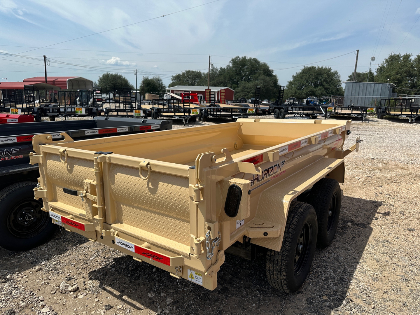New 2026 Horizon Trailers - Dump Trailer - 5' X 10' X 18" Dump Trailer