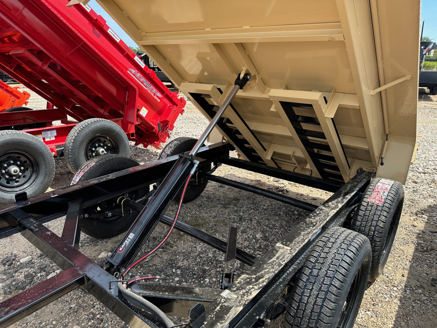 New 2026 Horizon Trailers - Dump Trailer - 5' X 10' X 18" Dump Trailer