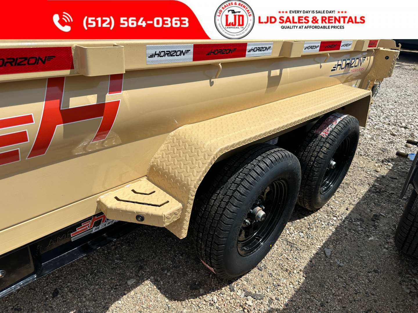 New 2026 Horizon Trailers - Dump Trailer - 5' X 10' X 18" Dump Trailer