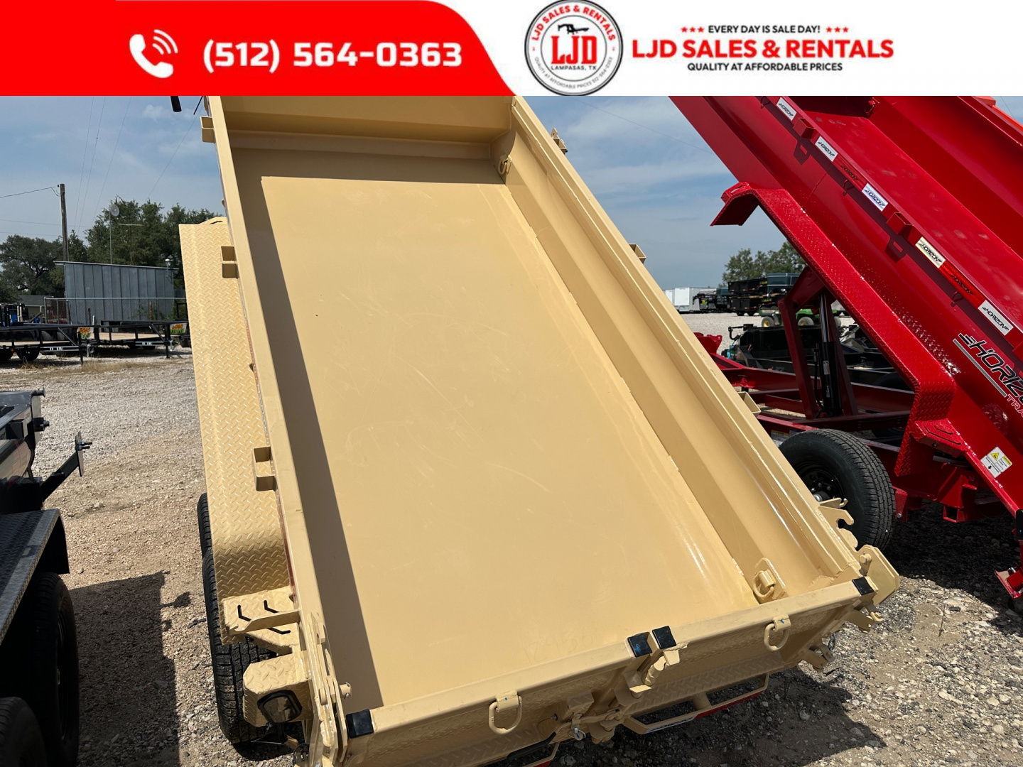 New 2026 Horizon Trailers - Dump Trailer - 5' X 10' X 18" Dump Trailer