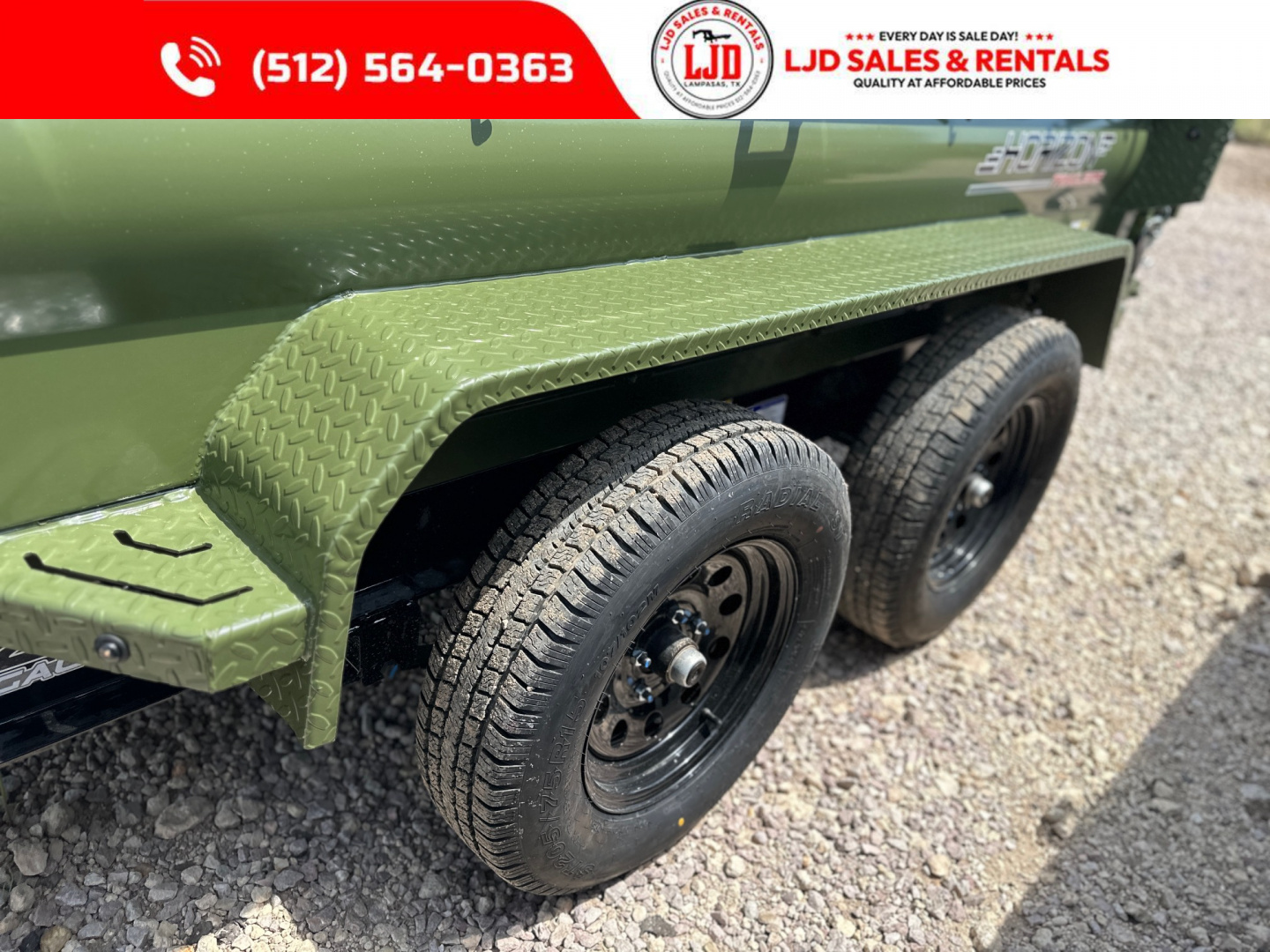 New 2026 Horizon - Dump Trailer - 5' X 10' X 18"