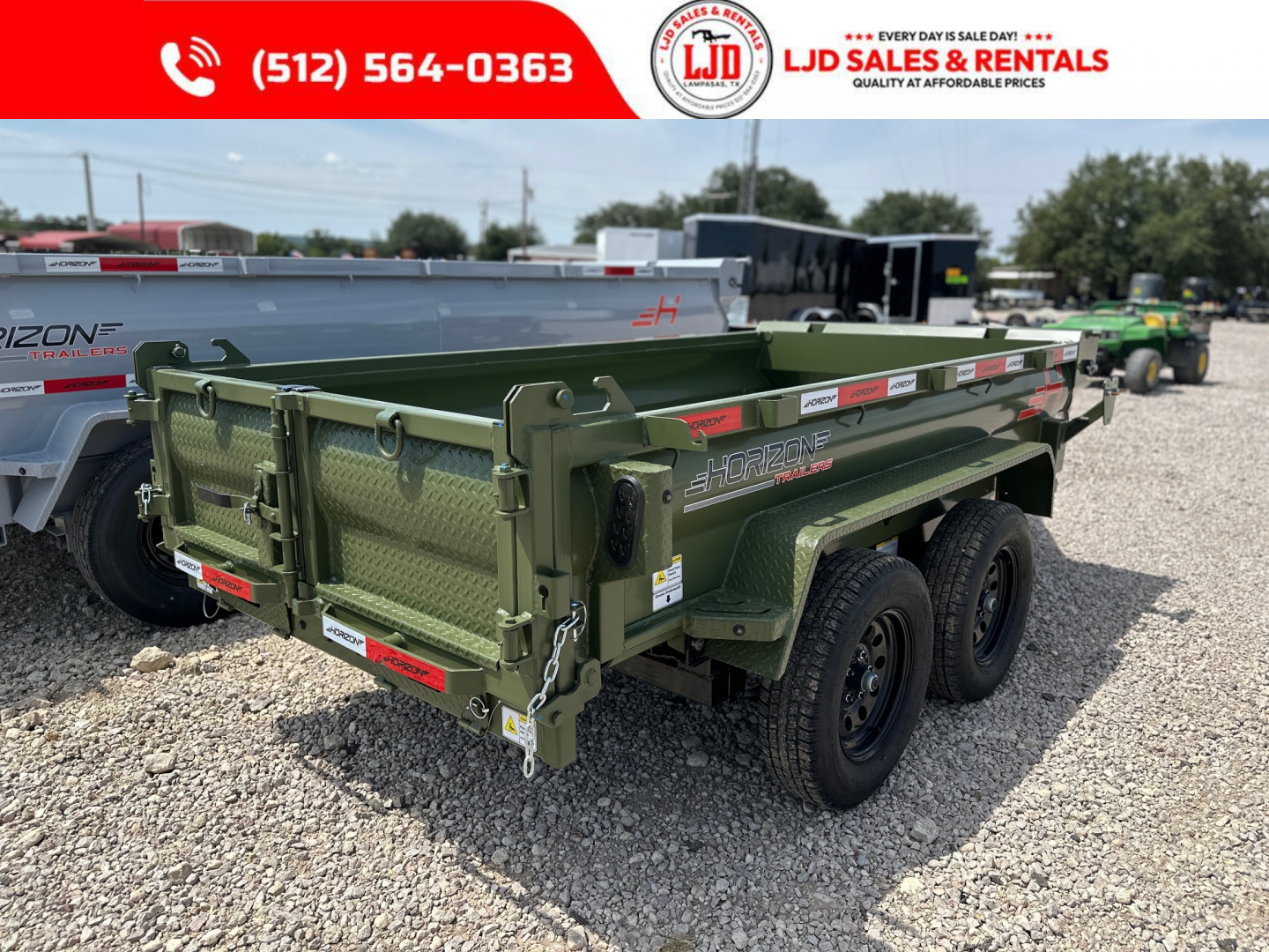 New 2026 Horizon - Dump Trailer - 5' X 10' X 18"