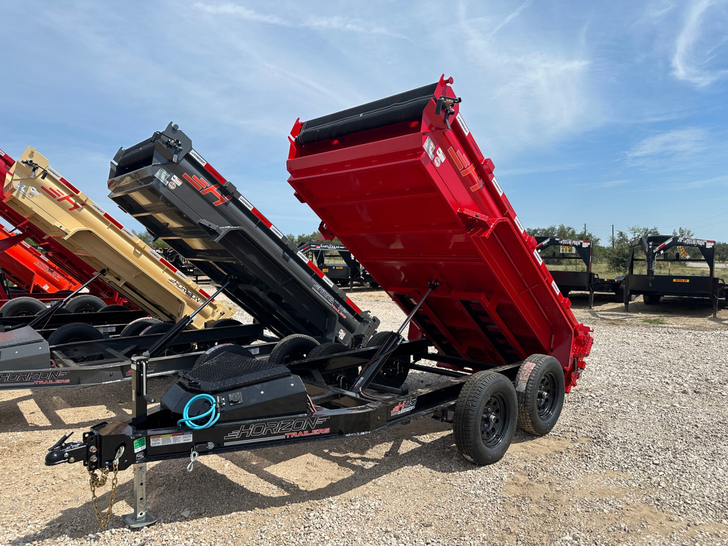 New 2026 Horizon Trailers - Dump Trailer - 5' X 10' X 18" Dump Trailer