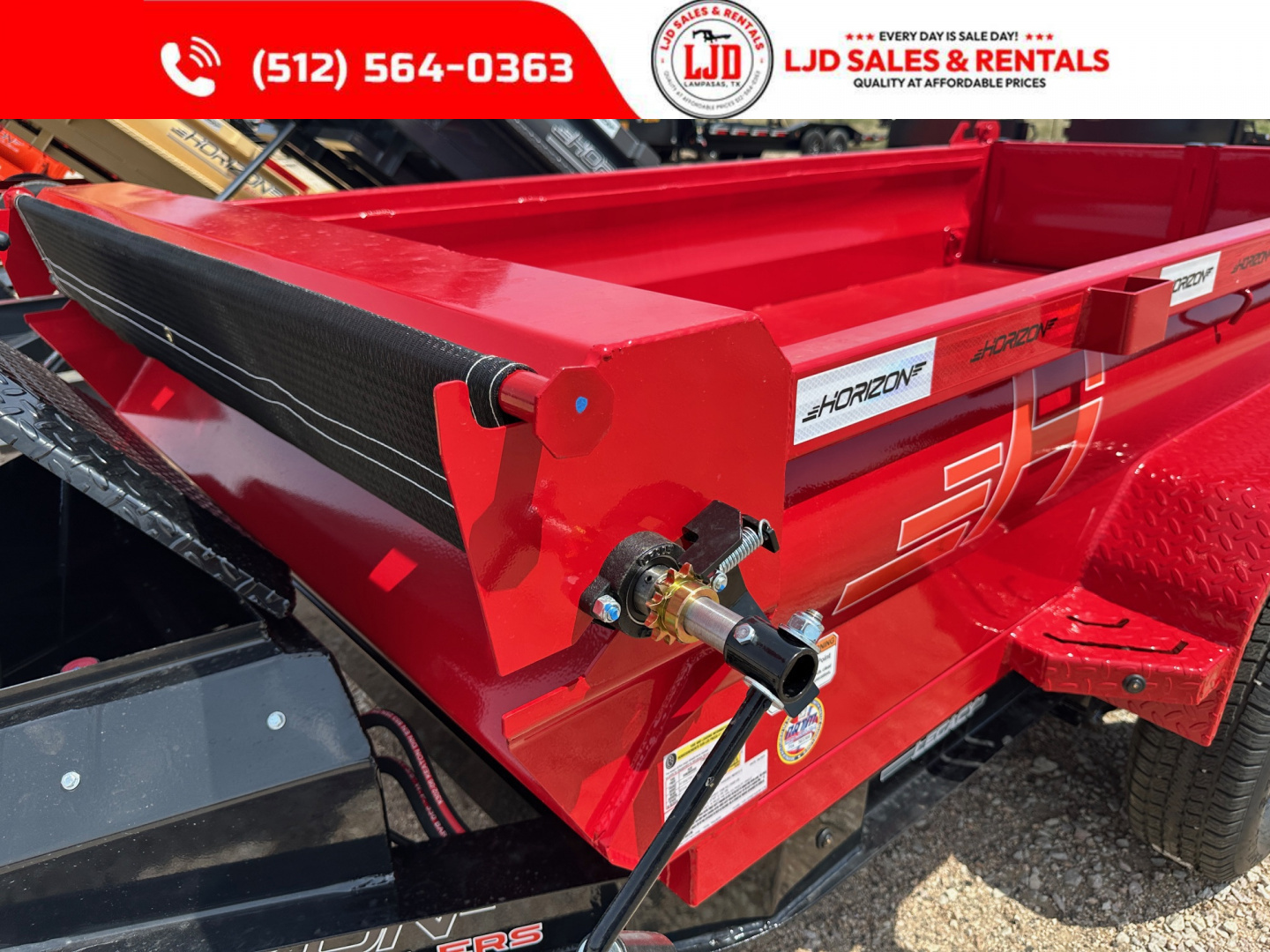 New 2026 Horizon Trailers - Dump Trailer - 5' X 10' X 18" Dump Trailer