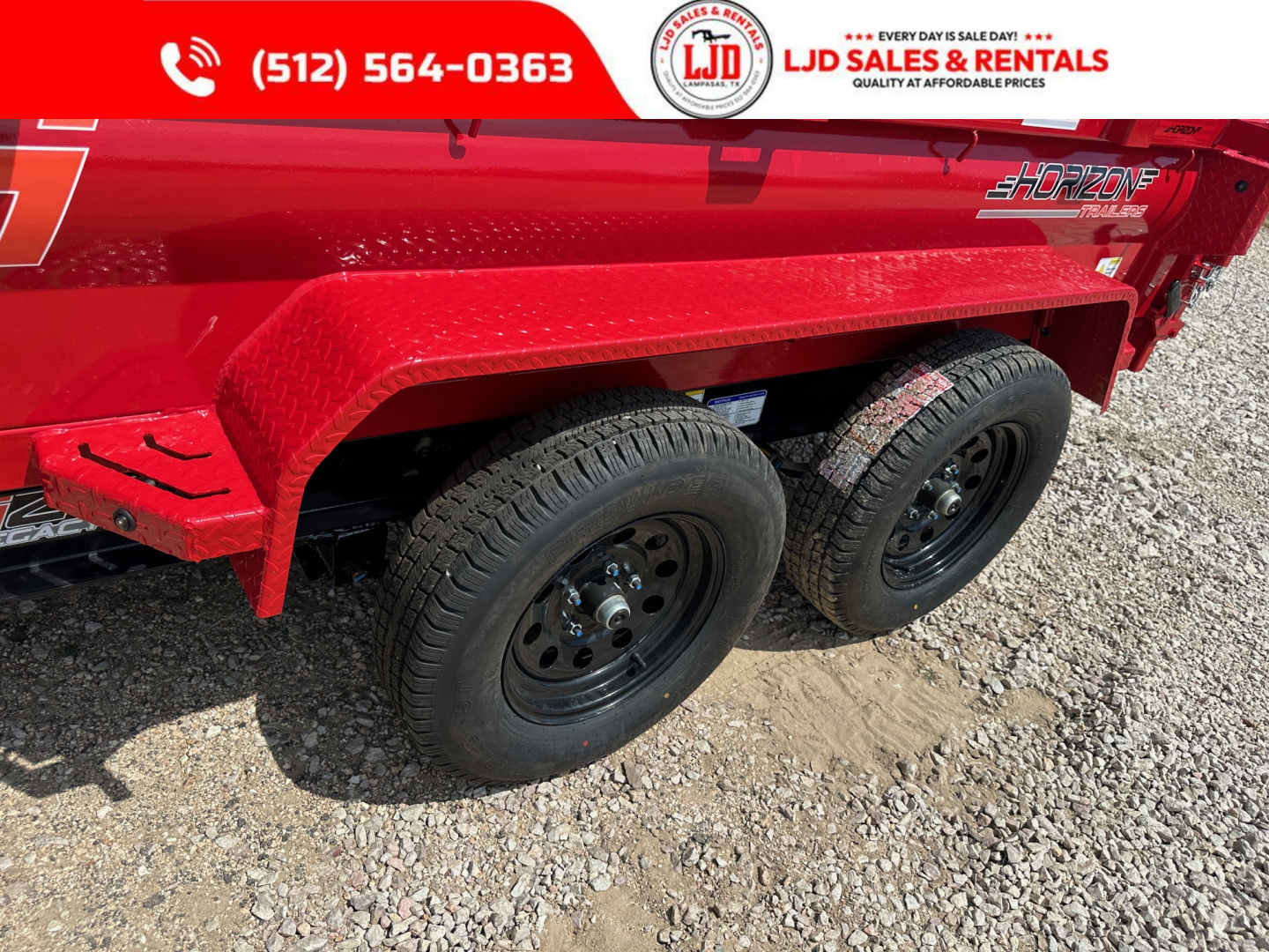 New 2026 Horizon Trailers - Dump Trailer - 5' X 10' X 18" Dump Trailer