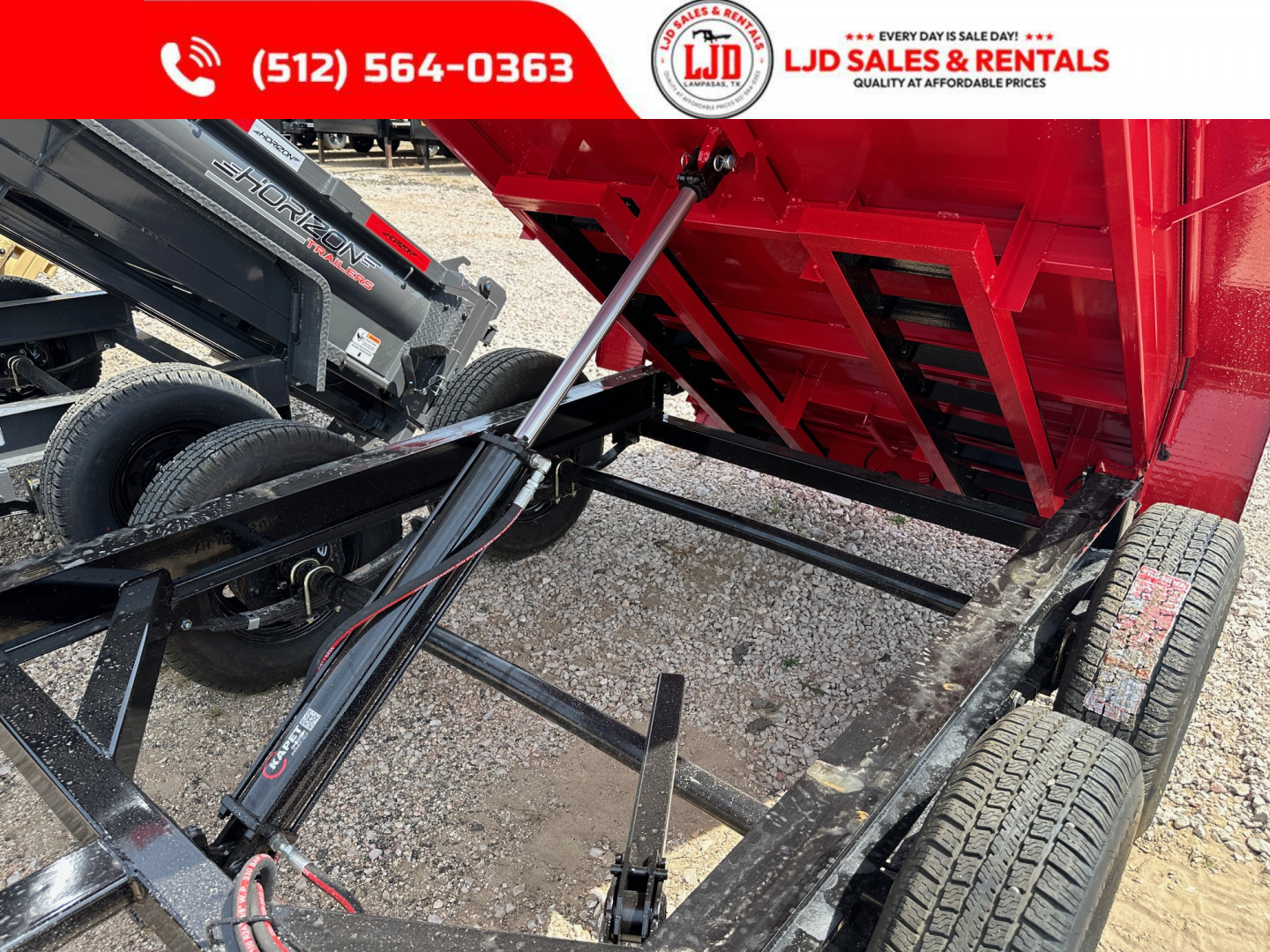 New 2026 Horizon Trailers - Dump Trailer - 5' X 10' X 18" Dump Trailer