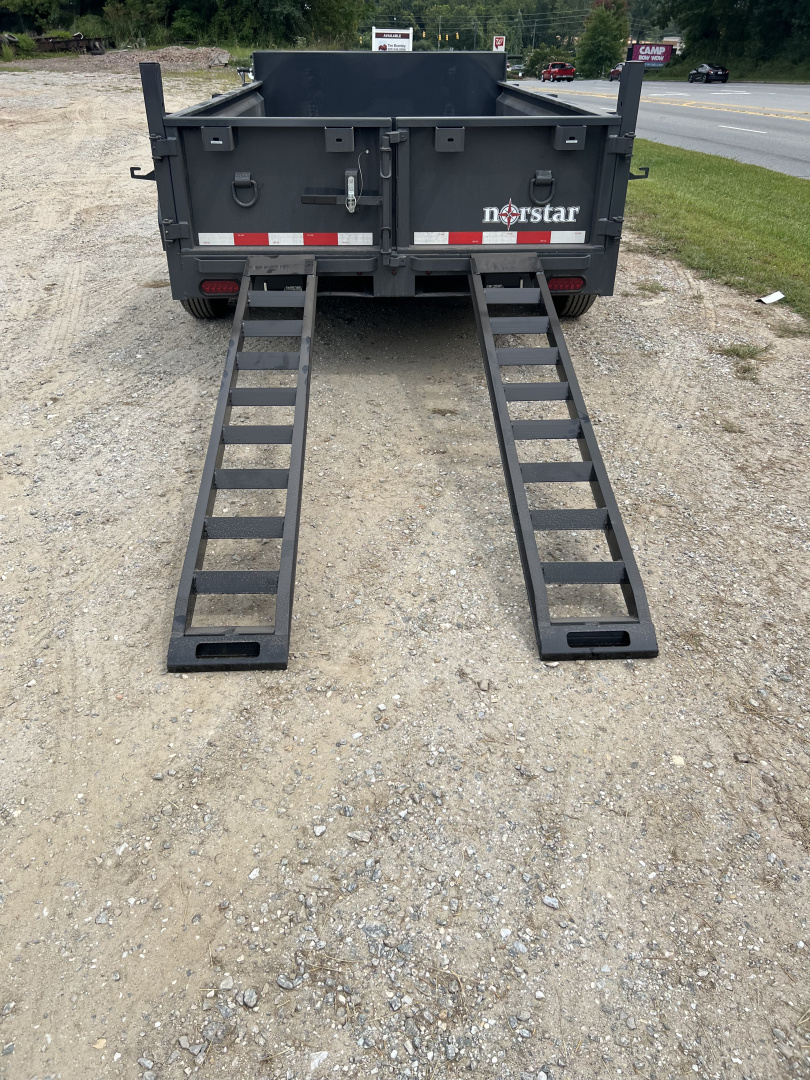 New 2026 Norstar DCB Series / 72" X 12' / 2-5,200# Electric Brake Axles / Scissor Hoist / Barn Door Rear Gates